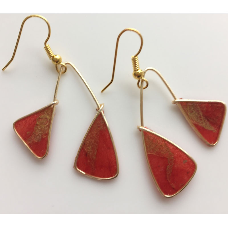 Mango Paper Earrings