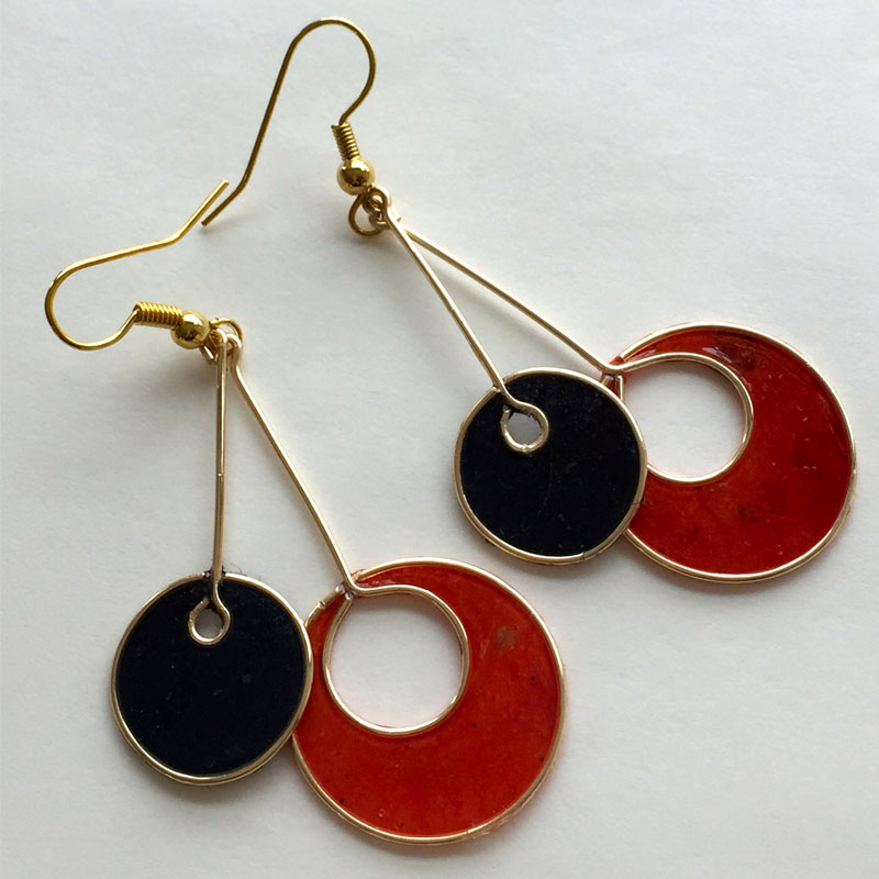 Mango Paper Earrings