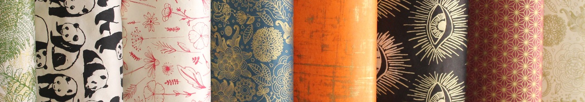 Screenprinted Lokta Papers