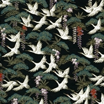 Japanese Chiyogami Yuzen Paper - CRANES AT NIGHT