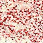 Chiyogami Yuzen Origami Paper - SUNLIGHT GARDEN - 4 Sheet Pack - 6 x 6 Inch