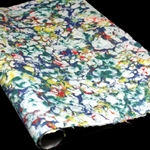 Marbled Lokta Paper - RED/GREEN/BLUE/YELLOW on NATURAL