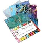 Marbled Mulberry Momi Paper Pack in Cool Blue Colors