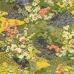 Chiyogami Yuzen Origami Paper - CHARMING - 4 Sheet Pack - 6 x 6 Inch
