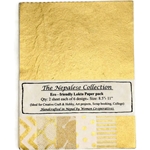 Handmade Nepalese Lokta Paper Pack - GOLD