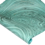 Jute Fiber Paper - TEAL MARBLE