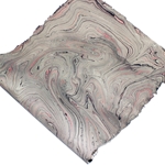 Jute Fiber Paper - GRAY AND PINK MARBLE