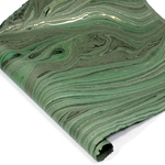Jute Fiber Paper - DARK GREEN MARBLE
