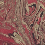 Lokta Paper Origami Pack - Marbled - GOLD/BLACK ON RED