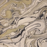Lokta Paper Origami Pack - Marbled - GOLD/BLACK ON CREAM