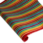 Nepalese Batik Lokta Paper - Vibrant - STRIPE
