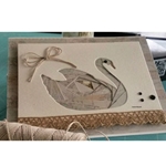 Swan Iris Folding