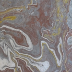 Lokta Paper Origami Pack - Marbled - GOLD/SILVER/COPPER ON SLATE