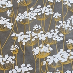Lokta Paper Origami Pack - Silkscreened Nepalese Lokta Paper - Flowering Twigs - WHITE ON SLATE