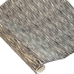 Silkscreened Nepalese Lokta Paper - Deco Lines - BLACK ON CREAM