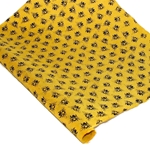 Silkscreened Nepalese Lokta Paper - Bees - BLACK ON YELLOW