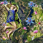OPHELIA MIXED MEDIA PIECE