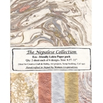 Handmade Nepalese Lokta Paper Pack - METALLIC