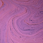 Jute Fiber Origami Paper - HOT PINK MARBLE