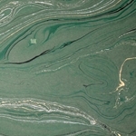 Jute Fiber Origami Paper - DARK GREEN MARBLE