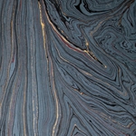 Jute Fiber Origami Paper - DARK BLUE MARBLE
