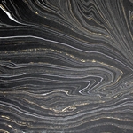 Jute Fiber Origami Paper - BLACK MARBLE