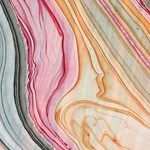 Thai Marbled Origami Paper - IRIS/RASPBERRY/APRICOT
