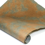 Nepalese Lokta Paper - Pinto - LIGHT BLUE AND WALNUT