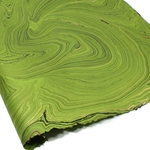Jute Fiber Paper - KELLY GREEN MARBLE