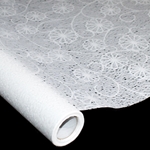 Korean Hanji Paper Roll - 30GSM - Watermark Tissue - RAINFALL FLOWER - 47" x 65'