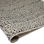 Silkscreened Nepalese Lokta Paper - Birch - BLACK ON CREAM