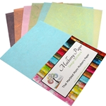 Unryu Mulberry Paper Pack in 6 Pastel Colors