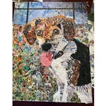 PUPPY PAPER COLLAGE