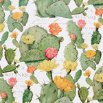 Italian Florentine Origami Paper - CACTUS BLOOMS