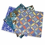 Assorted 6" Chiyogami Origami 16 Sheet Pack - BLUES