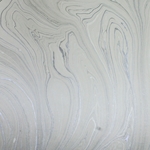 Jute Fiber Origami Paper - CREAM AND SILVER MARBLE