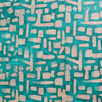 Lokta Paper Origami Pack - Batik Blocks - TURQUOISE