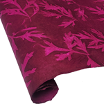 Nepalese Lokta Paper - Sun Washed Mugwort Leaf - MAGENTA