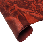 Nepalese Lokta Paper - Sun Washed Wrinkle - RED