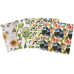 Assorted 6" Italian Florentine Origami 16 Sheet Pack - PLANTS