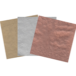 Assorted 6" Lokta Origami 36 Sheet Pack - METALLIC