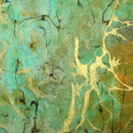 Marbled Momi Origami Paper - EARTHQUAKE