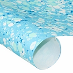 Hand Marbled Paper - JUST BLUES STONE
