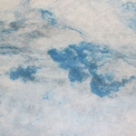 Thai Marbled Origami Paper - BLUE SKY
