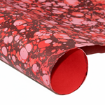 Hand Marbled Paper - FIRESTONE