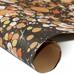 Hand Marbled Paper - HARVEST STONE