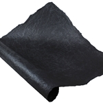 Metallic Indian Cotton Rag Paper - CRINKLE - BLACK