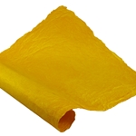 Metallic Indian Cotton Rag Paper - CRINKLE - SUN FLOWER