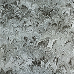 Hand Marbled Origami Paper -CHARCOAL PEACOCK
