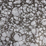 Hand Marbled Origami Paper - CHARCOAL STONE